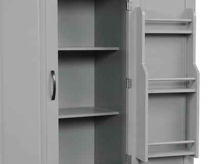 Bathroom Storage Cabinet With Doors And Drawer, Adjustable Shelf