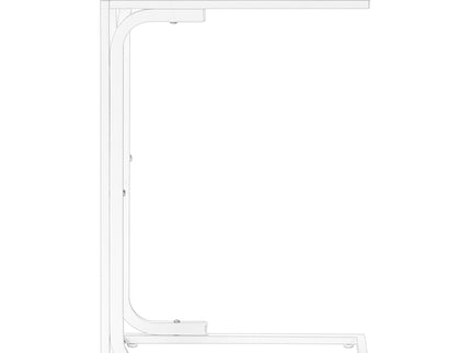 Accent Table, C - Shaped Modern Desig