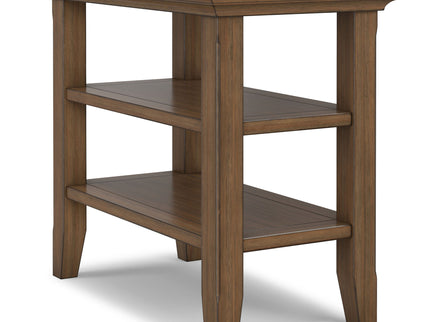 Acadian - Narrow Side Table - Rustic Brown
