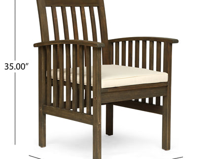 Casa - Acacia Dining Chair Set With Cushions,