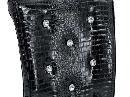 Elegant Design Alligator Skin Upholstered Dining Chairs