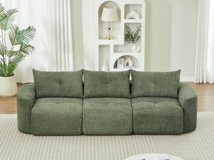 3 Seater With Thickened Armrests Sofa For Living Room