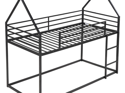 House Bunk Bed With Built In Ladder