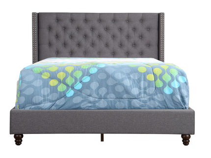 Nailhead Bed Transitional Vibrant