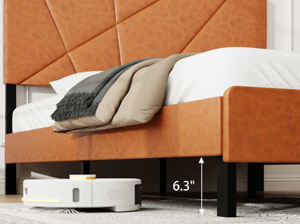 Vintage Under Bed Storage And Square Platform Design