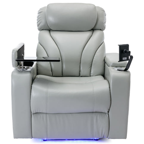 Power Motion Recliner Electric Power Recliner With USB Charging Port, Hidden Arm Storage, Convenient Cup Holder And tooth Speaker
