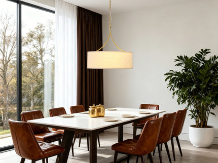 3 Light Drum Pendant Light