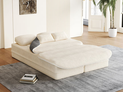2 In 1 Foldable Sofa Bed With Multi Functional Blanket