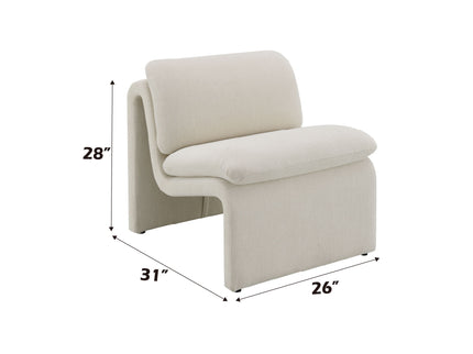 Jaeda - Innovative Elegance Accent Chair In Curved Shape