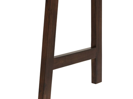 Ladder Desk, Ladder Style Display Shelf - Natural Wood / Brown
