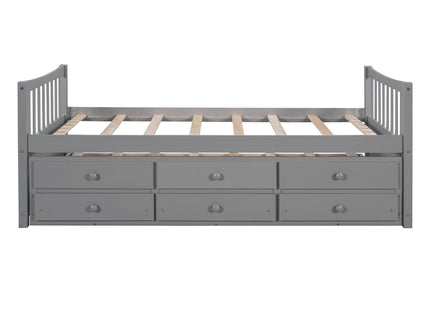 Twin Size Daybed With Trundle And Drawers