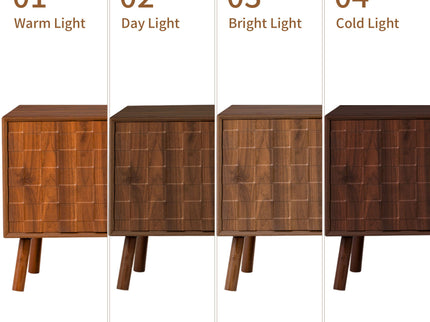 TV Stand With Soft Closing Hinges And Cable Management - Walnut
