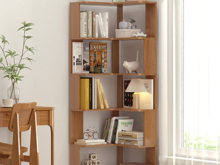 L-Shaped Corner Bookshelf