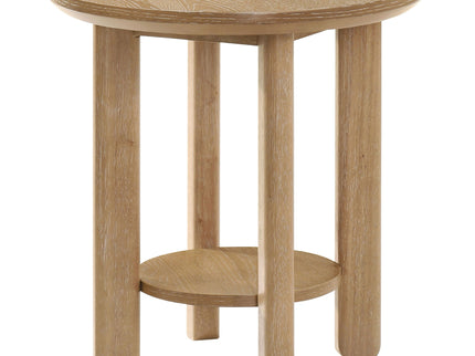Crispin - Round Table With Lower Shelf