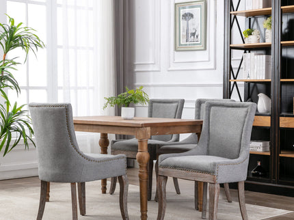 Ultra - Side Dining Chair, Nail Head (Set of 2)
