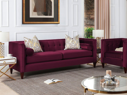 Jack - Modern Tuxedo Tufted Sofa