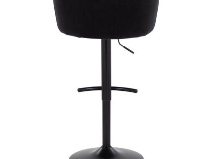 Claire - Contemporary Adjustable Barstool With Swivel With Rounded T Footrest (Set of 2)