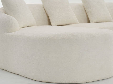 Combined Sofa With 4 Pillows