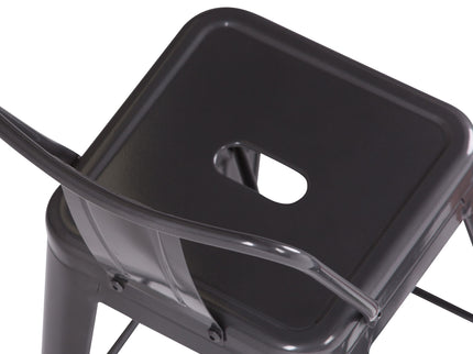 Rayne - Curved Back Metal Stool (Set of 2)