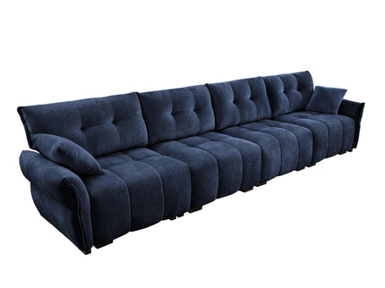 Modern Sofa & Pillows, Textured Cover, High Rebound Cushions