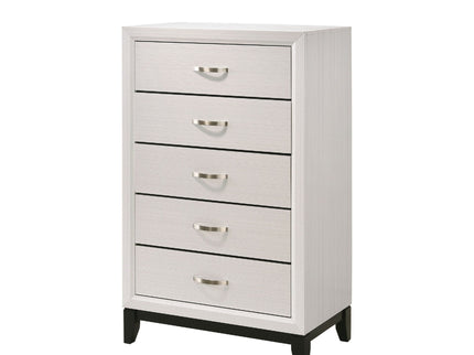 Contemporary 5 Drawer Tall Chest