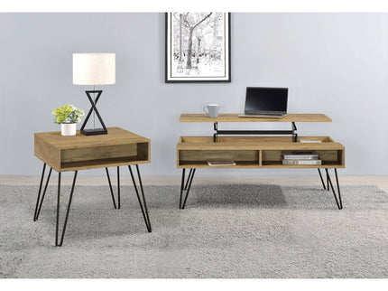 Square End Table - Brown