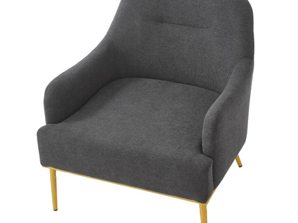 Modern Elegance Accent Chair With Curved Backrest