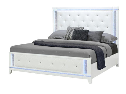 Adalid - Contemporary Bed With LED Lights