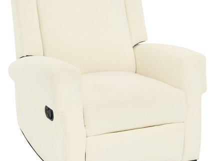 Manual Recliner Chair With Swivel Rocker Function, Dual Recline Angles