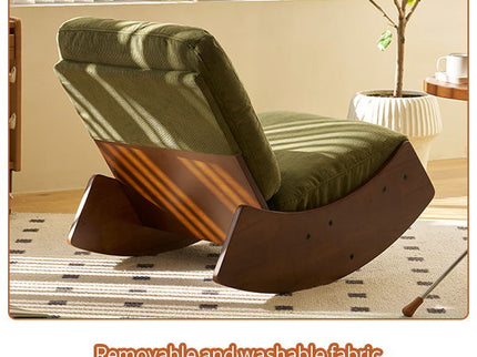 Comfortable High-Quality Upholstery Glider Rocking Chair