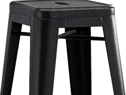 Backless Bar Stools (Set of 2) - Black