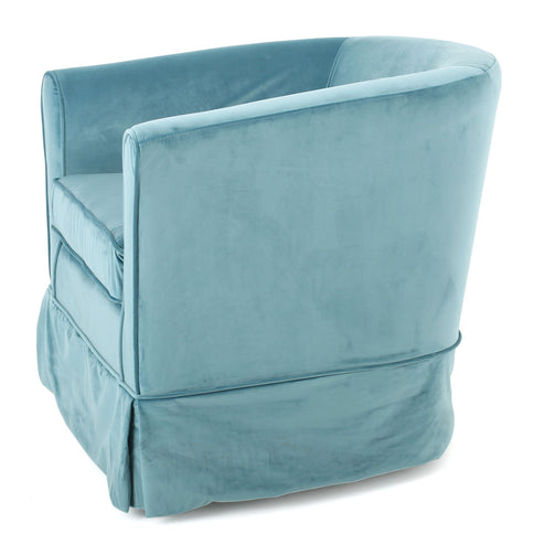 Zeniqua - Upholstered Swivel Chair With Loose Cover