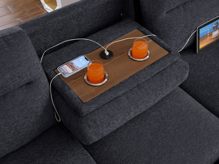 Kipling II - 92.5" Sleeper Sectional Sofa