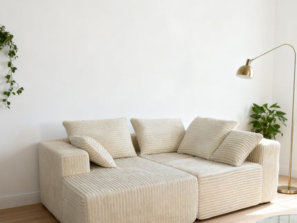 Corner Combination Sofa Sectional Couch With Soft Fabric