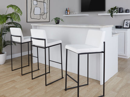 Fuji - Contemporary High Back Barstool Elegant Design