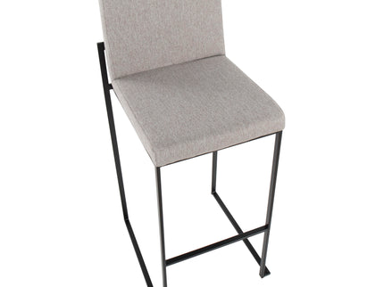 Fuji - Contemporary High Back Barstool Elegant Design