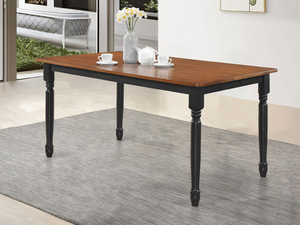 Hayward - Dining Table Rectangular Table With Rounded Edge Top - Walnut
