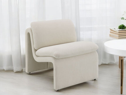 Jaeda - Innovative Elegance Accent Chair In Curved Shape