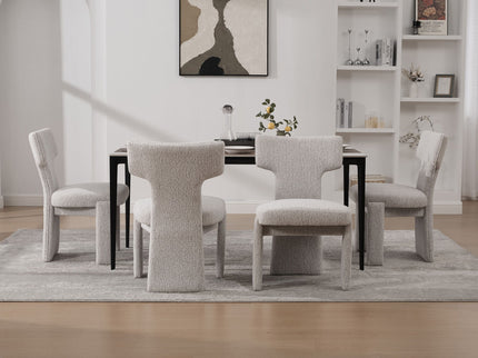 Armless Curved Back Accent Chairs