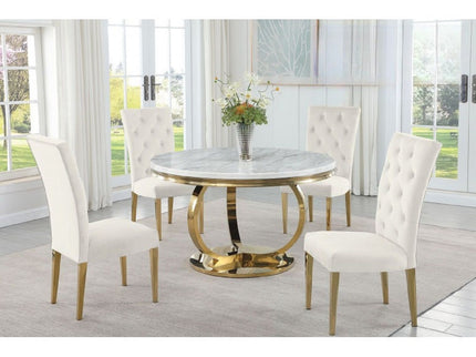 Modern Design Upholstered Dining Chair (Set of 2)