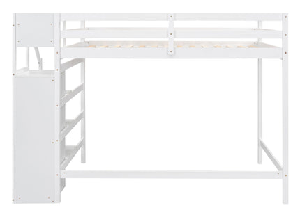 Loft Bed With Built In Storage Wardrobe And Staircase