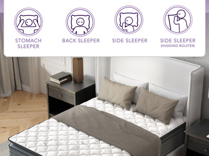 Isabella - 14" Hybrid Pillow Top Mattress