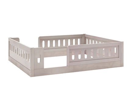 Platform Bed With Guardrail
