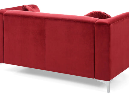 Stylish Sloped Arm Loveseat