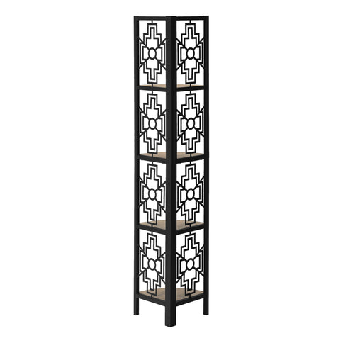 Bookshelf, Bookcase, Etagere, 4 Tier Corner, For Office, Transitional