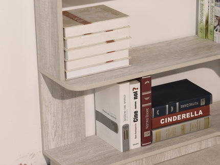 L-Shaped Corner Bookshelf