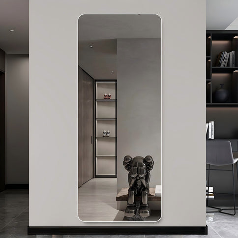 Full Body Round Corner Mirror For Living Room