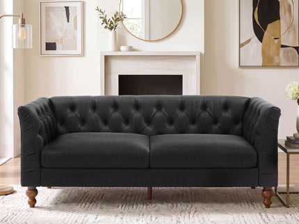 Chesterfield Sofa With Flared Arms For Living Room