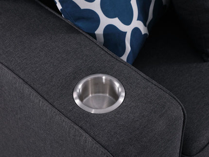 Cooper - Sectional Sofa With Ottomans And Cupholder