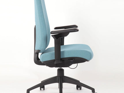 Office Chair With Mid Back Design, 5D Armrests And Multi Position - Blue